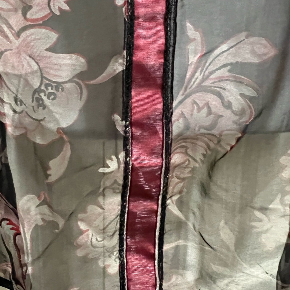 UNBRANDED Sheer Floral Print Scarf - Picture 5 of 5